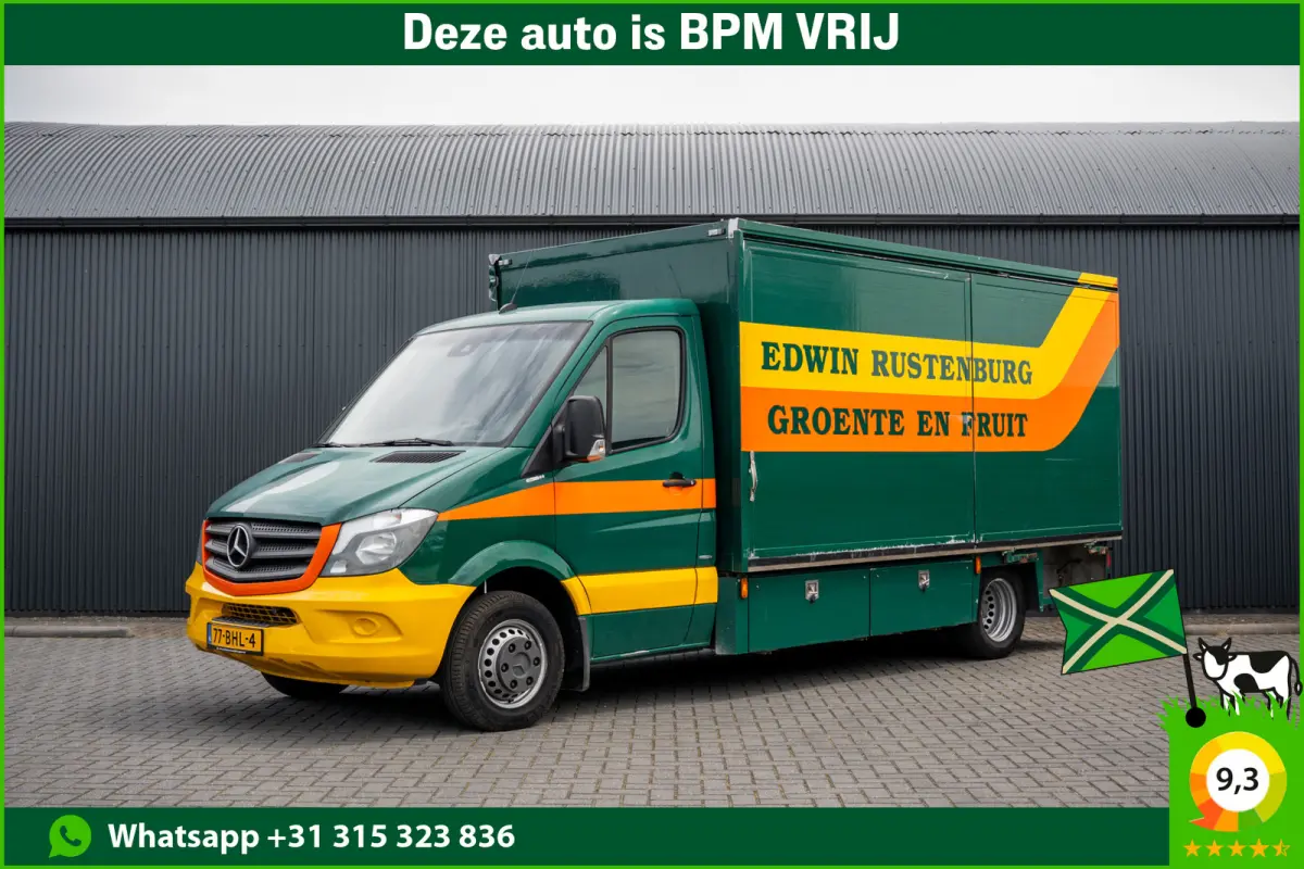 516CDI | Bakwagen | EURO 6 | Huifzeil | Schuifwanden | Legbordstellingen | Trekhaak