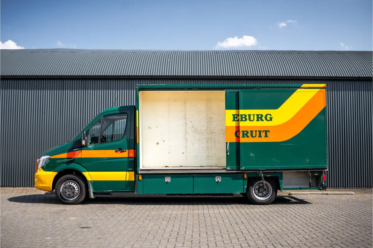 516CDI | Bakwagen | EURO 6 | Huifzeil | Schuifwanden | Legbordstellingen | Trekhaak