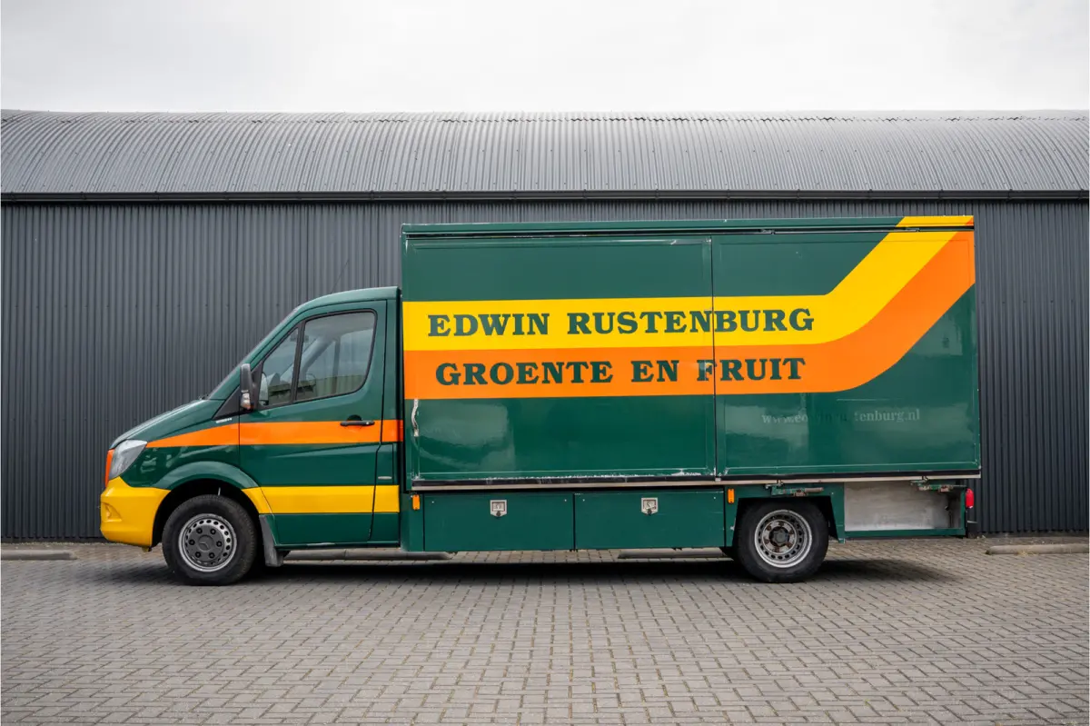 516CDI | Bakwagen | EURO 6 | Huifzeil | Schuifwanden | Legbordstellingen | Trekhaak