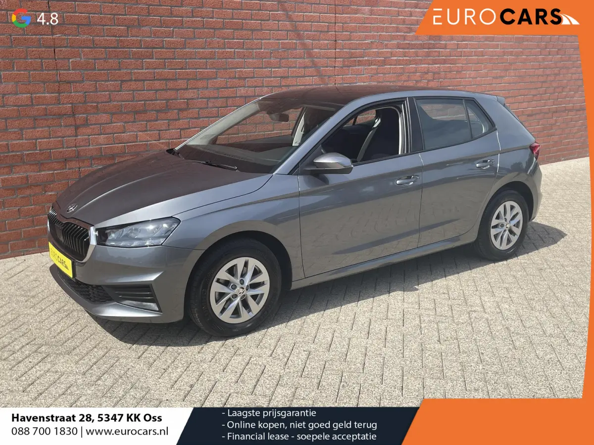 1.0 TSI Automaat Ambition Skoda Fabia 1.0 TSI Ambition Panoramadak Navigatie Carplay PDC Camera Adaptive Cruise Control Stoelverwarming Full LED Climatronic