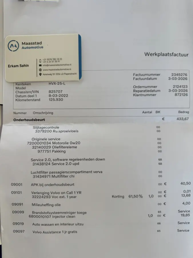 2.0 T8 Recharge AWD Plug in Hybrid Dealer onderhouden 7- Zits