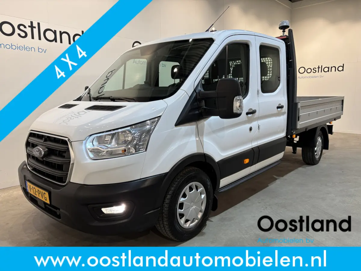 350 2.0 TDCI L3H1 DC Trend 4x4 / Open Laadbak / Dubbel Cabine 6 pers. / Airco / Trekhaak 2,8T / 54.500 KM !!