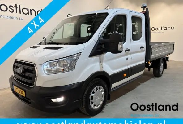 350 2.0 TDCI L3H1 DC Trend 4x4 / Open Laadbak / Dubbel Cabine 6 pers. / Airco / Trekhaak 2,8T / 54.500 KM !!