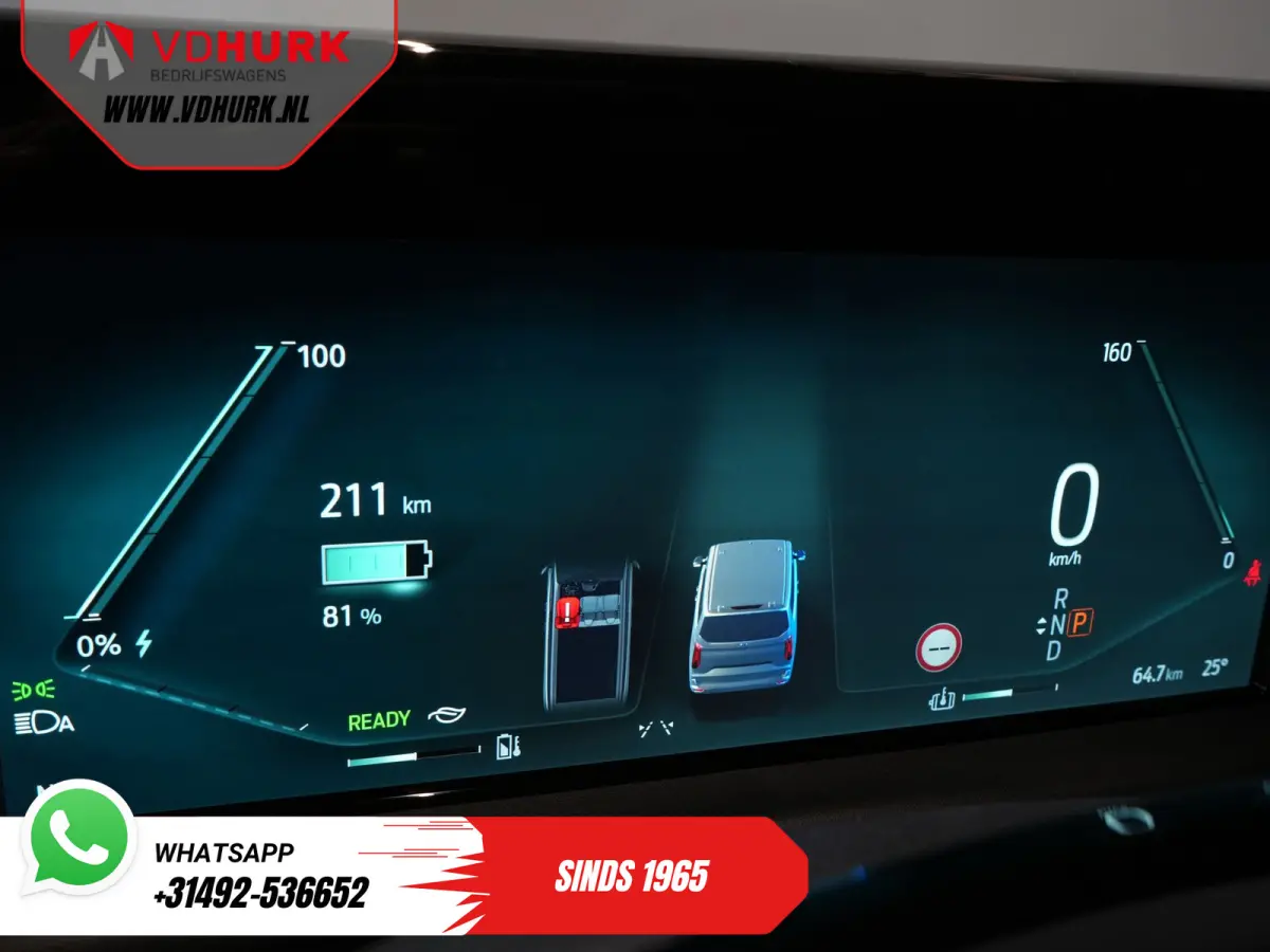 L2 Limited 330 km WLTP LED/ Adapt.Cruise/ Standkachel/ Stoelverw./ Frontlip/ Sidebars/ Raptor/ Betimmerd/ Carplay/ 360.Camera/ Climate/ PDC/ 19”LMV/ Trekhaak