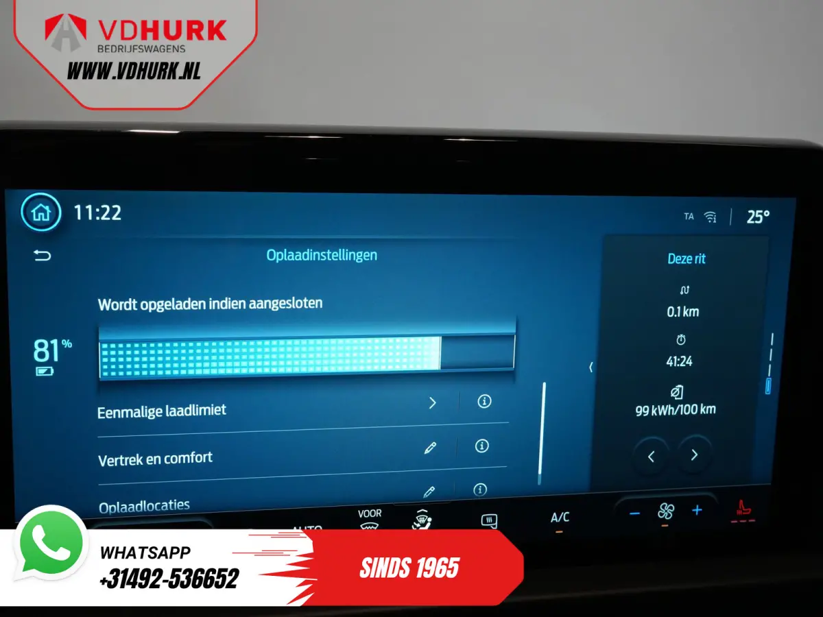 L2 Limited 330 km WLTP LED/ Adapt.Cruise/ Standkachel/ Stoelverw./ Frontlip/ Sidebars/ Raptor/ Betimmerd/ Carplay/ 360.Camera/ Climate/ PDC/ 19”LMV/ Trekhaak