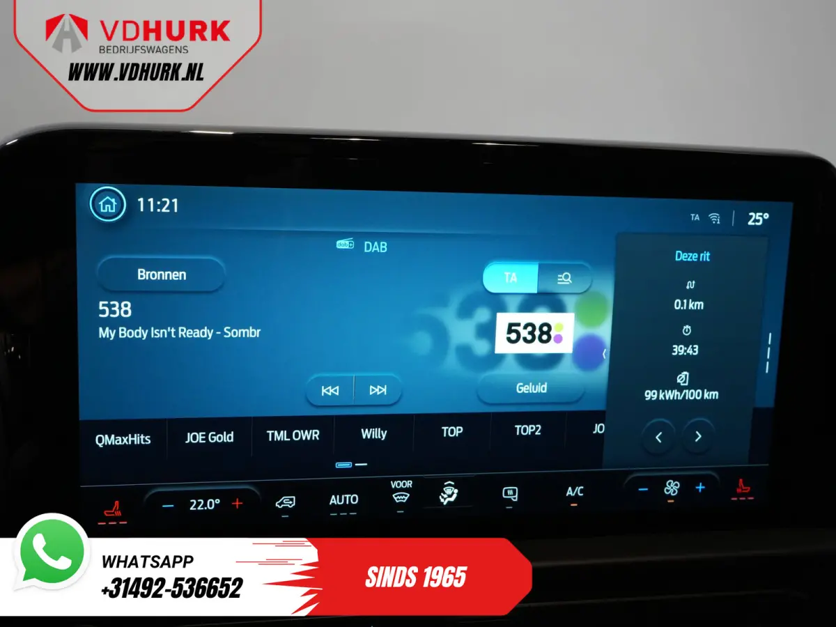 L2 Limited 330 km WLTP LED/ Adapt.Cruise/ Standkachel/ Stoelverw./ Frontlip/ Sidebars/ Raptor/ Betimmerd/ Carplay/ 360.Camera/ Climate/ PDC/ 19”LMV/ Trekhaak