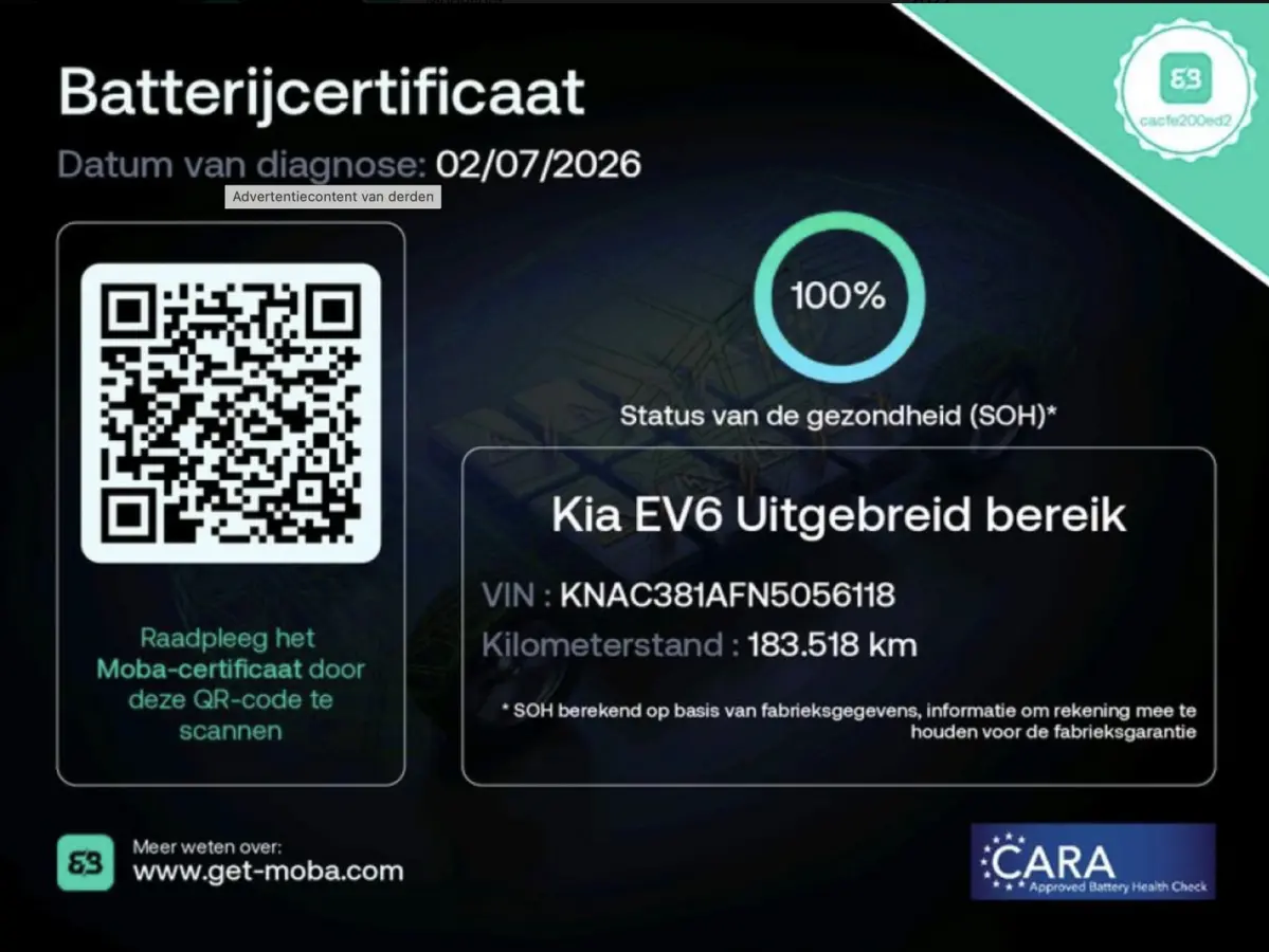 Plus 77.4 kWh (SOH 100%, TREKHAAK, CAMERA, STOELVENTILATIE, MERIDIAN AUDIO, STUUR-/STOELVERWARMING, 1e EIGENAAR)