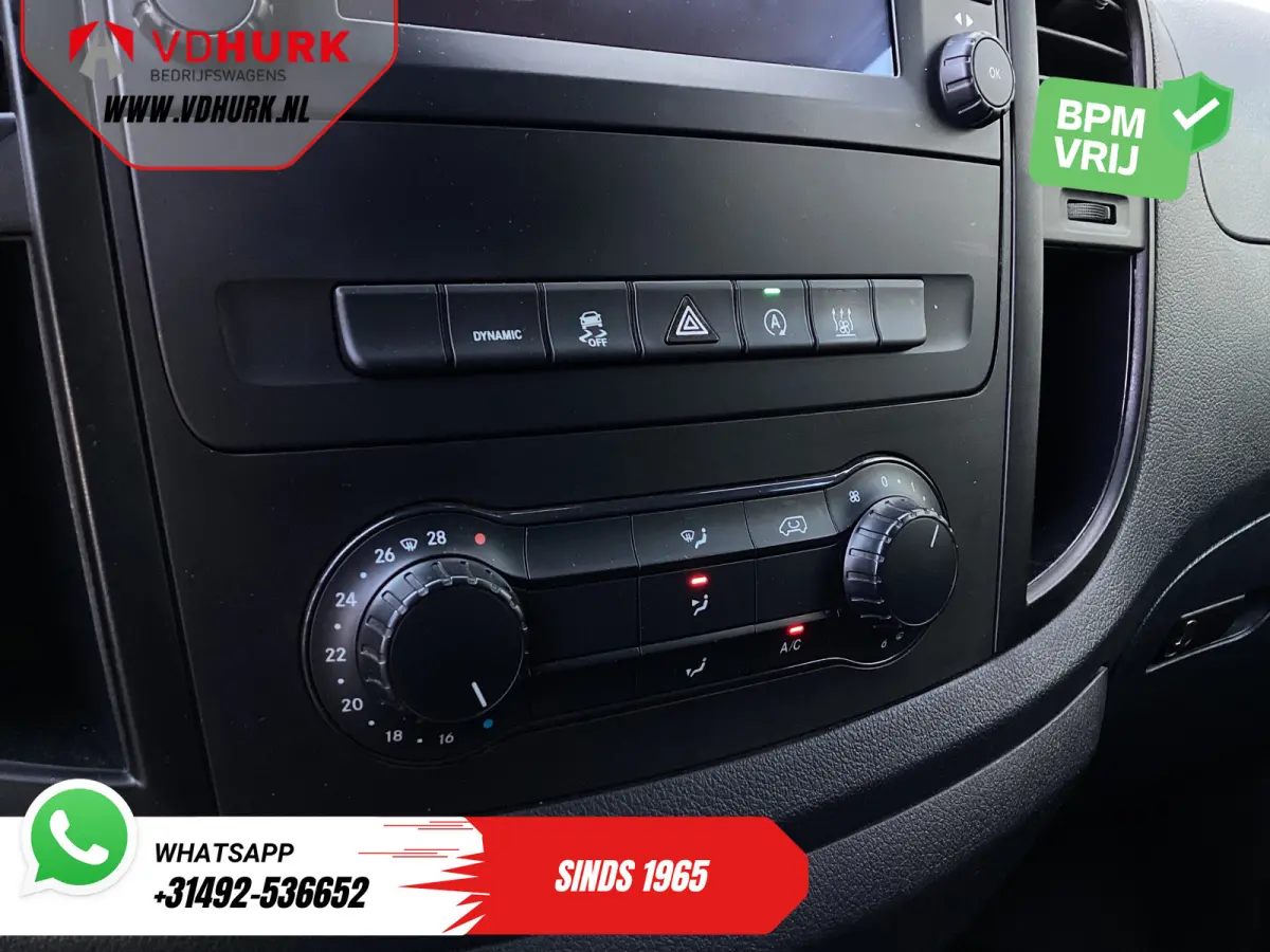 116 CDI Aut. L2 LED/ Standkachel/ Stoelverw./ Carplay/ Camera/ Cruise/ Trekhaak/ Airco