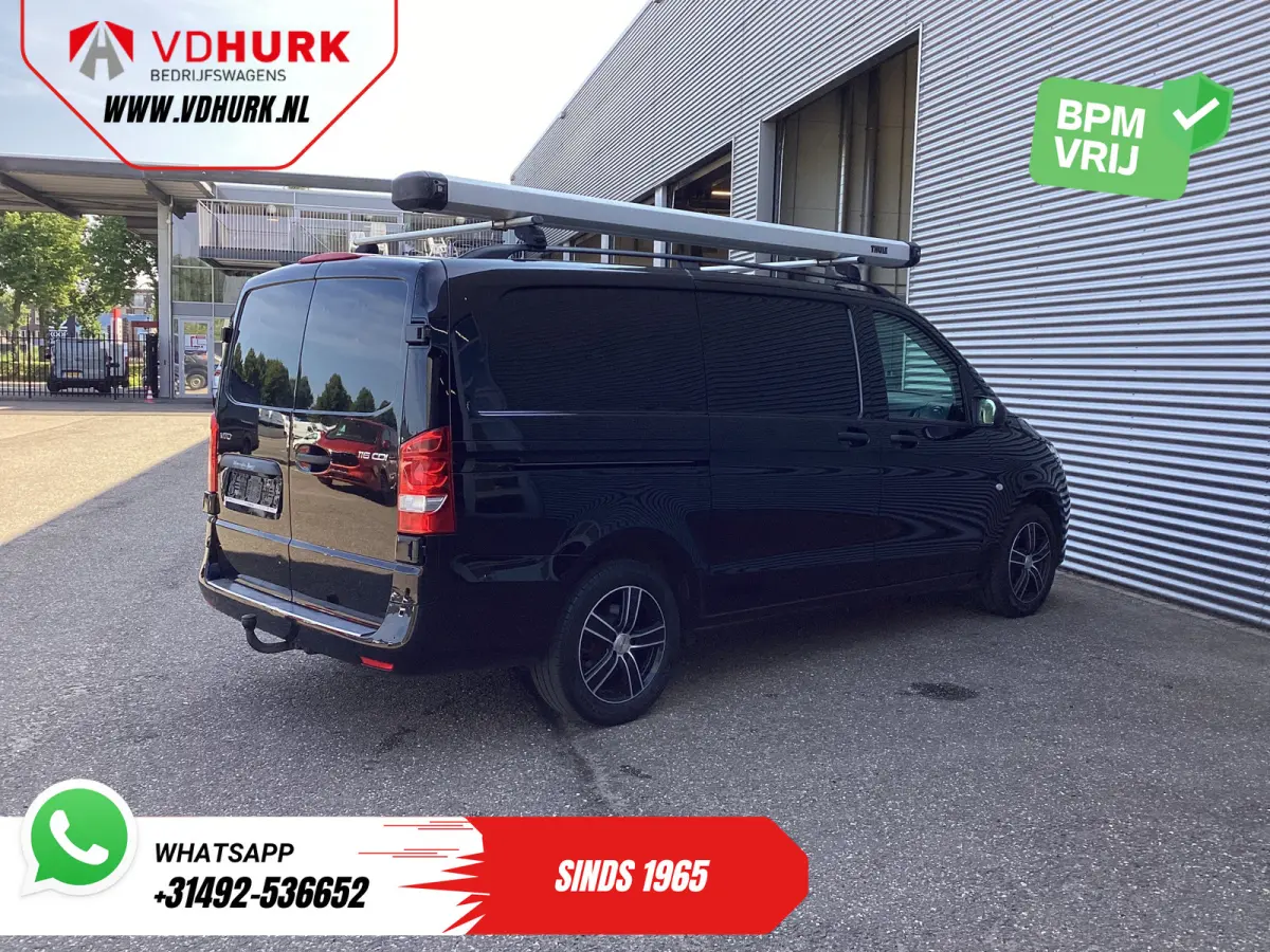 116 CDI Aut. L2 LED/ Standkachel/ Stoelverw./ Carplay/ Camera/ Cruise/ Trekhaak/ Airco
