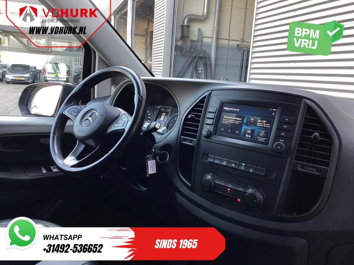 116 CDI Aut. L2 LED/ Standkachel/ Stoelverw./ Carplay/ Camera/ Cruise/ Trekhaak/ Airco