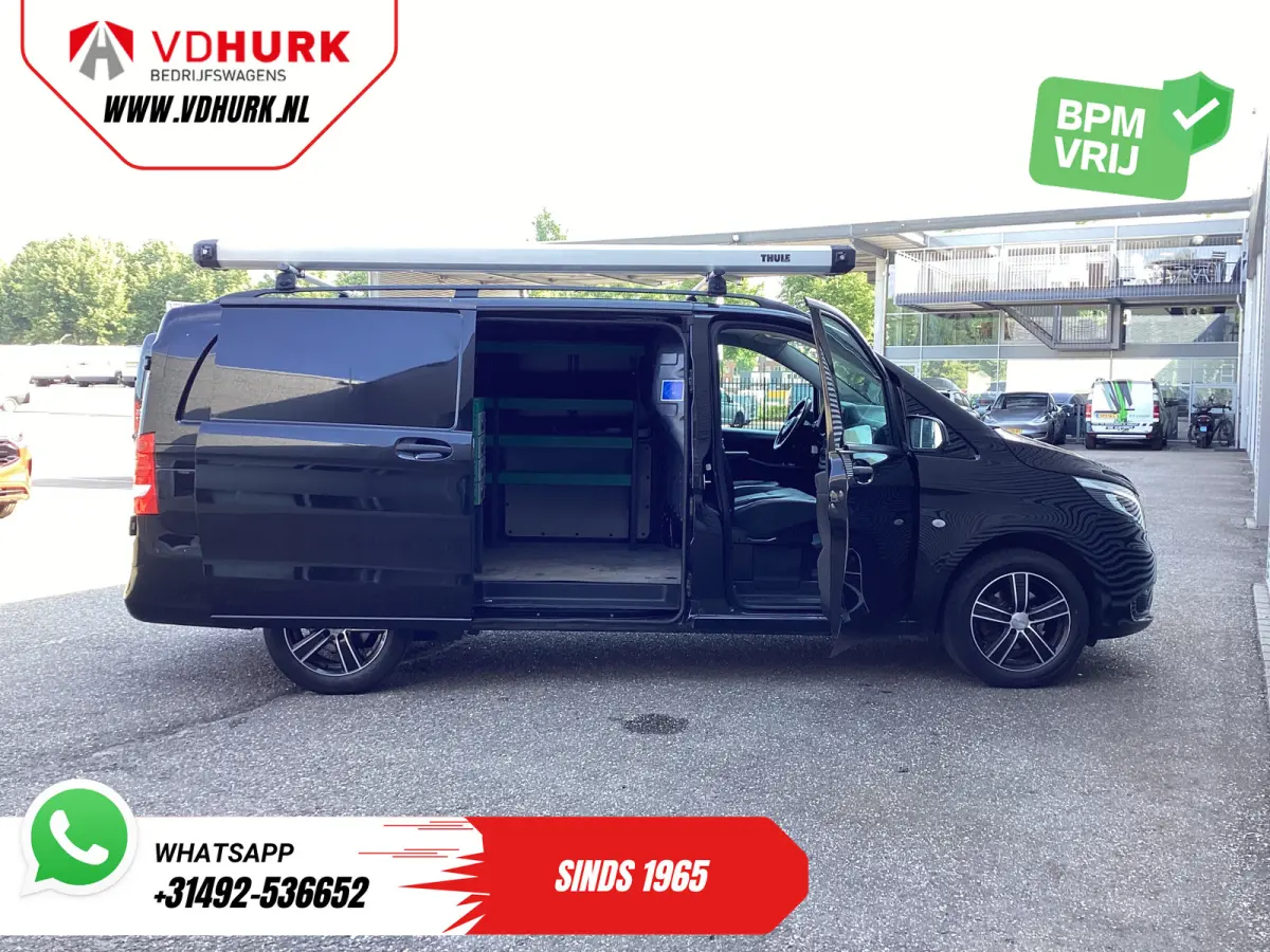 116 CDI Aut. L2 LED/ Standkachel/ Stoelverw./ Carplay/ Camera/ Cruise/ Trekhaak/ Airco