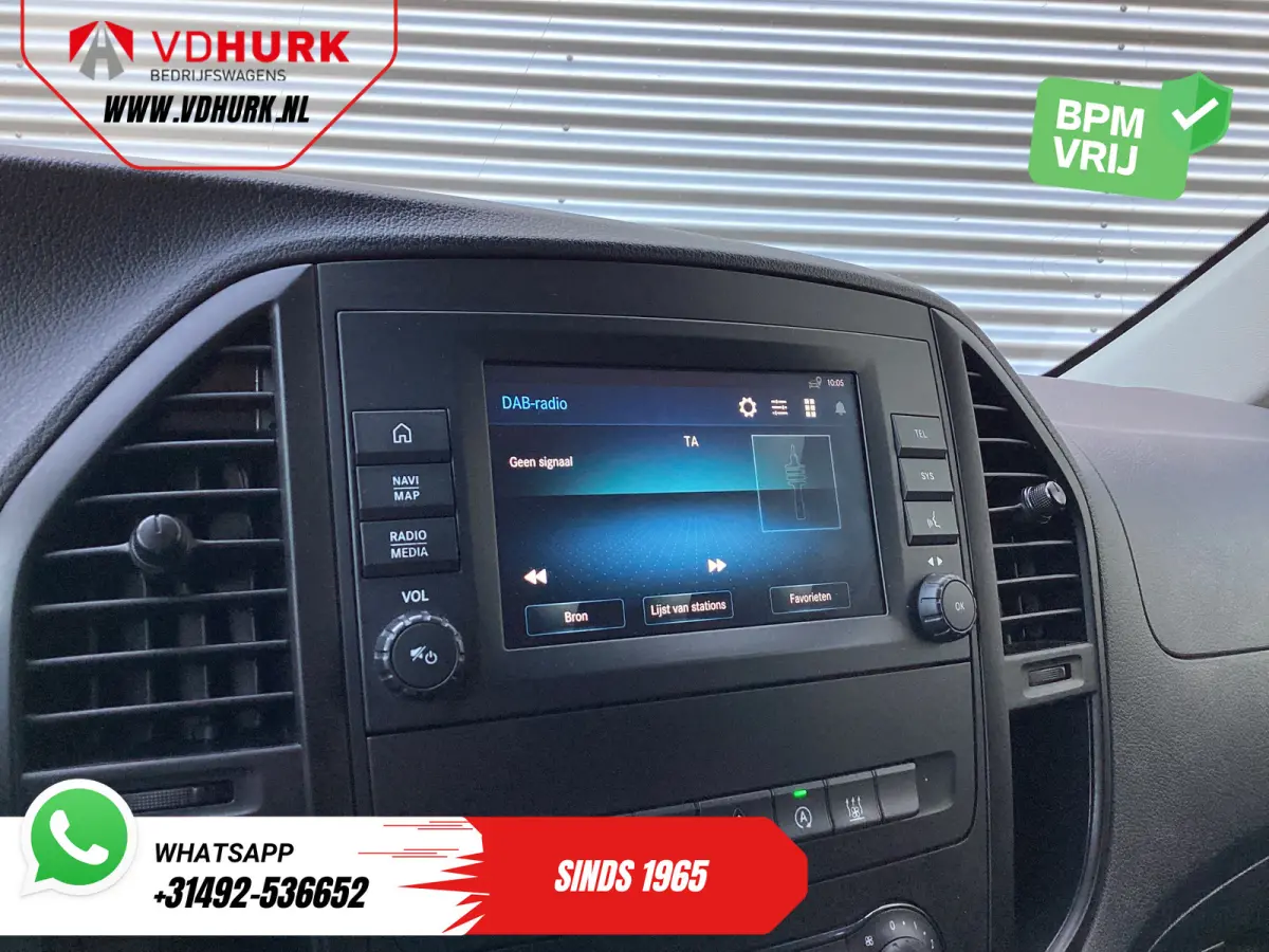 116 CDI Aut. L2 LED/ Standkachel/ Stoelverw./ Carplay/ Camera/ Cruise/ Trekhaak/ Airco