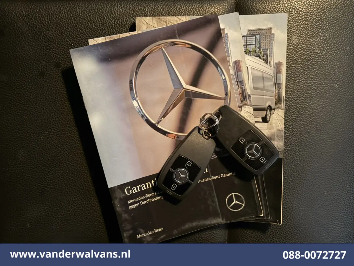 314 CDI 143pk L2H2 Euro6 Airco | Navigatie | Trekhaak | Camera | Apple Carplay Android Auto, Trap, Leder, Bijrijdersbank