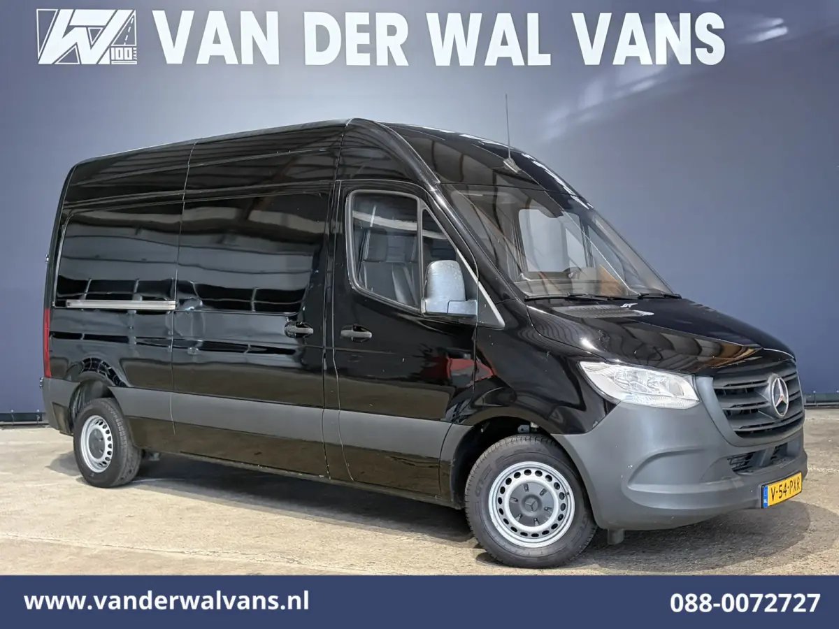 314 CDI 143pk L2H2 Euro6 Airco | Navigatie | Trekhaak | Camera | Apple Carplay Android Auto, Trap, Leder, Bijrijdersbank