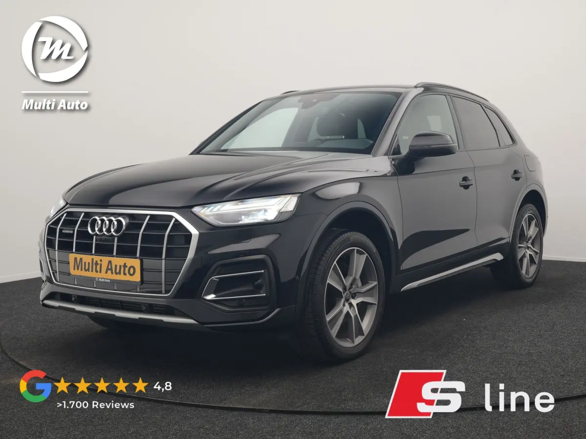 50 TFSI e S Line PHEV 300pk Dealer O.H. | Matrix LED | 360 Camera | Bang & Olufsen Audio | Sfeerverlichting | Keyless | Elektrische Sportstoelen Verwarmd | Navigatie | DAB | Cruise Control |