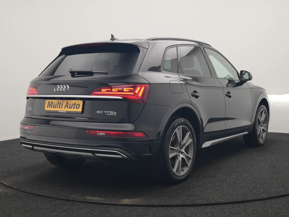 50 TFSI e S Line PHEV 300pk Dealer O.H. | Matrix LED | 360 Camera | Bang & Olufsen Audio | Sfeerverlichting | Keyless | Elektrische Sportstoelen Verwarmd | Navigatie | DAB | Cruise Control |