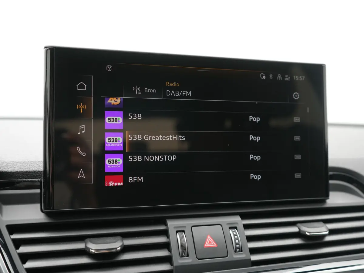 50 TFSI e S Line PHEV 300pk Dealer O.H. | Matrix LED | 360 Camera | Bang & Olufsen Audio | Sfeerverlichting | Keyless | Elektrische Sportstoelen Verwarmd | Navigatie | DAB | Cruise Control |