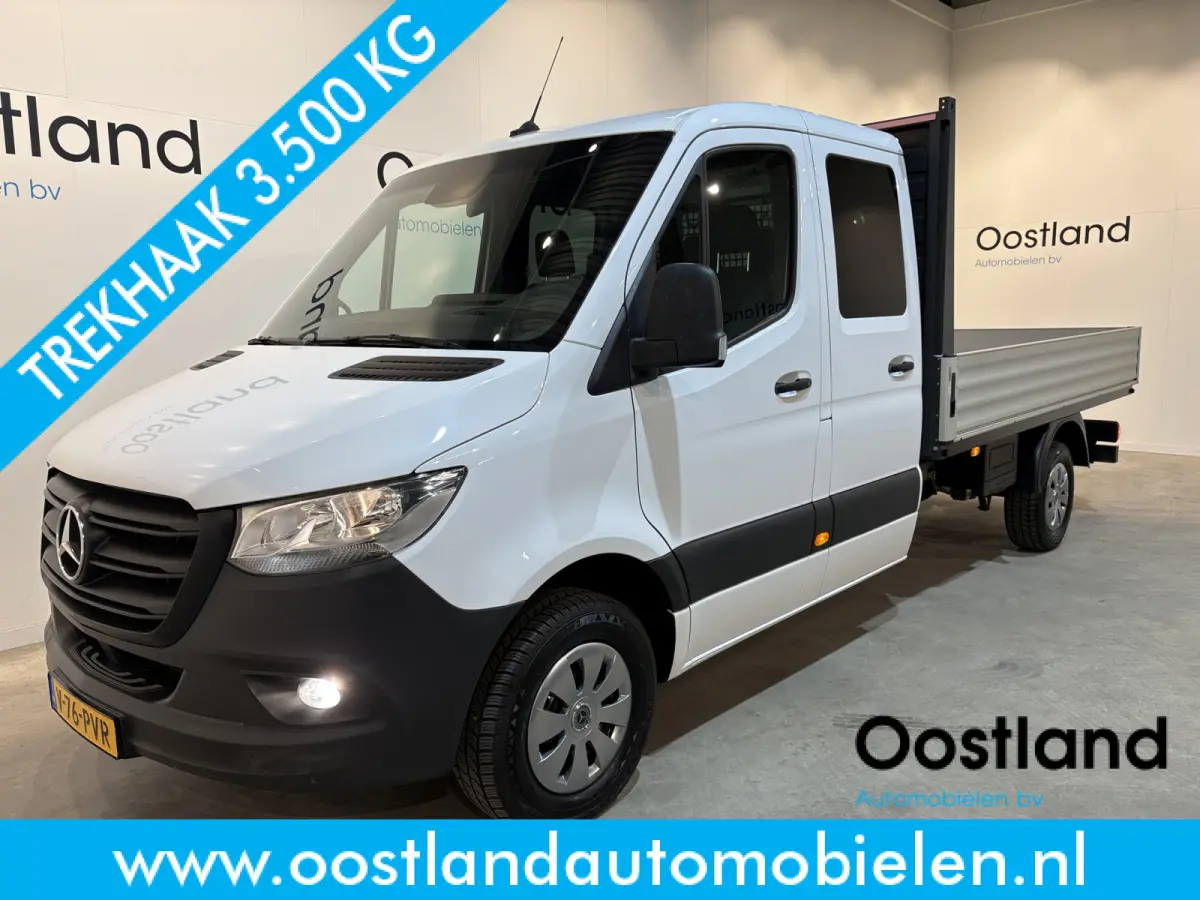317 CDI L3 Open Laadbak / Trekhaak 3.500 KG / Airco / Mbux / Navigatie / 42.800 KM !!