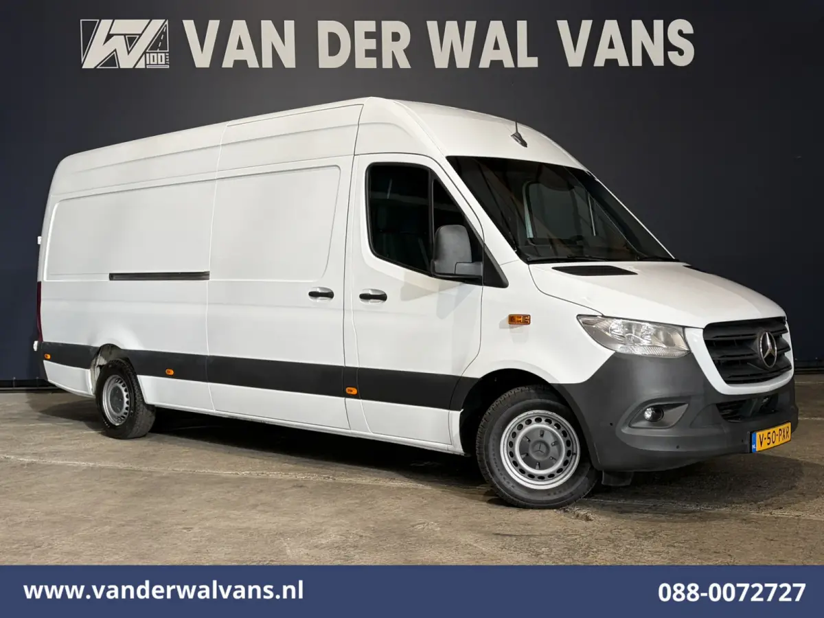 316 CDI 164pk L3H2 Euro6 Airco | Camera | Navigatie | Apple Carplay | Chauffeursstoel Cruisecontrol, Android Auto, Stoelverwarming, 270Graden Achterdeuren, Parkeersensoren, Bijrijdersbank