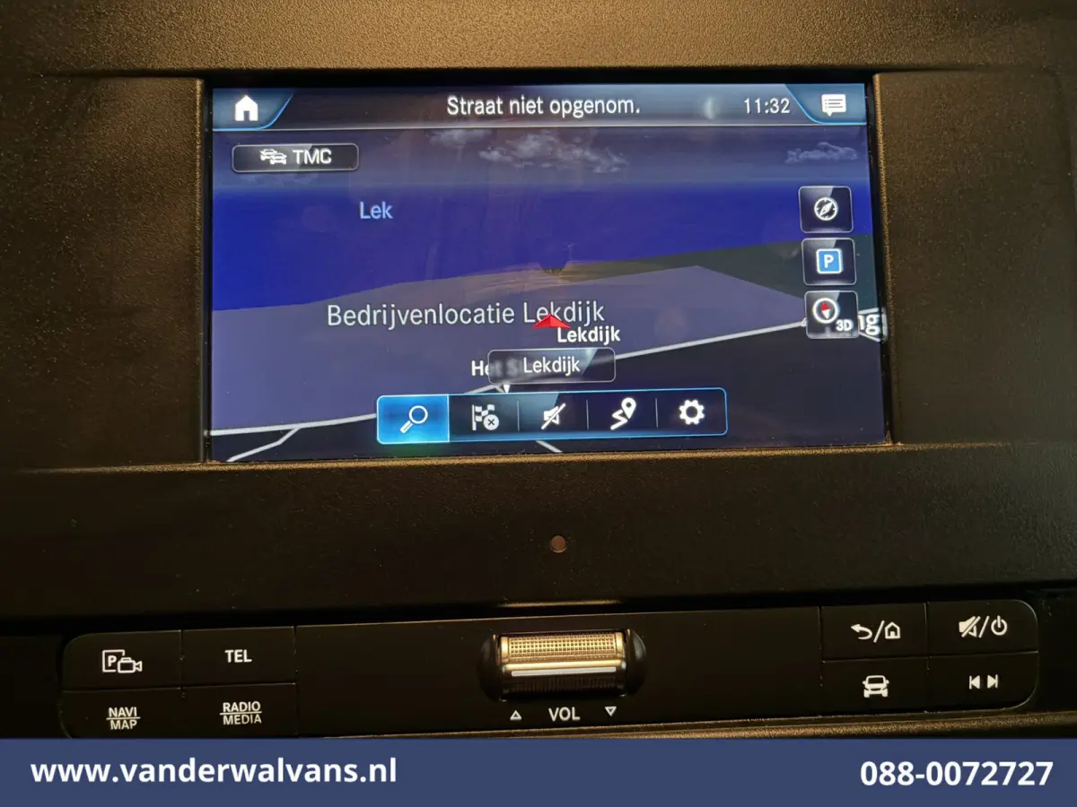 316 CDI 164pk L3H2 Euro6 Airco | Camera | Navigatie | Apple Carplay | Chauffeursstoel Cruisecontrol, Android Auto, Stoelverwarming, 270Graden Achterdeuren, Parkeersensoren, Bijrijdersbank