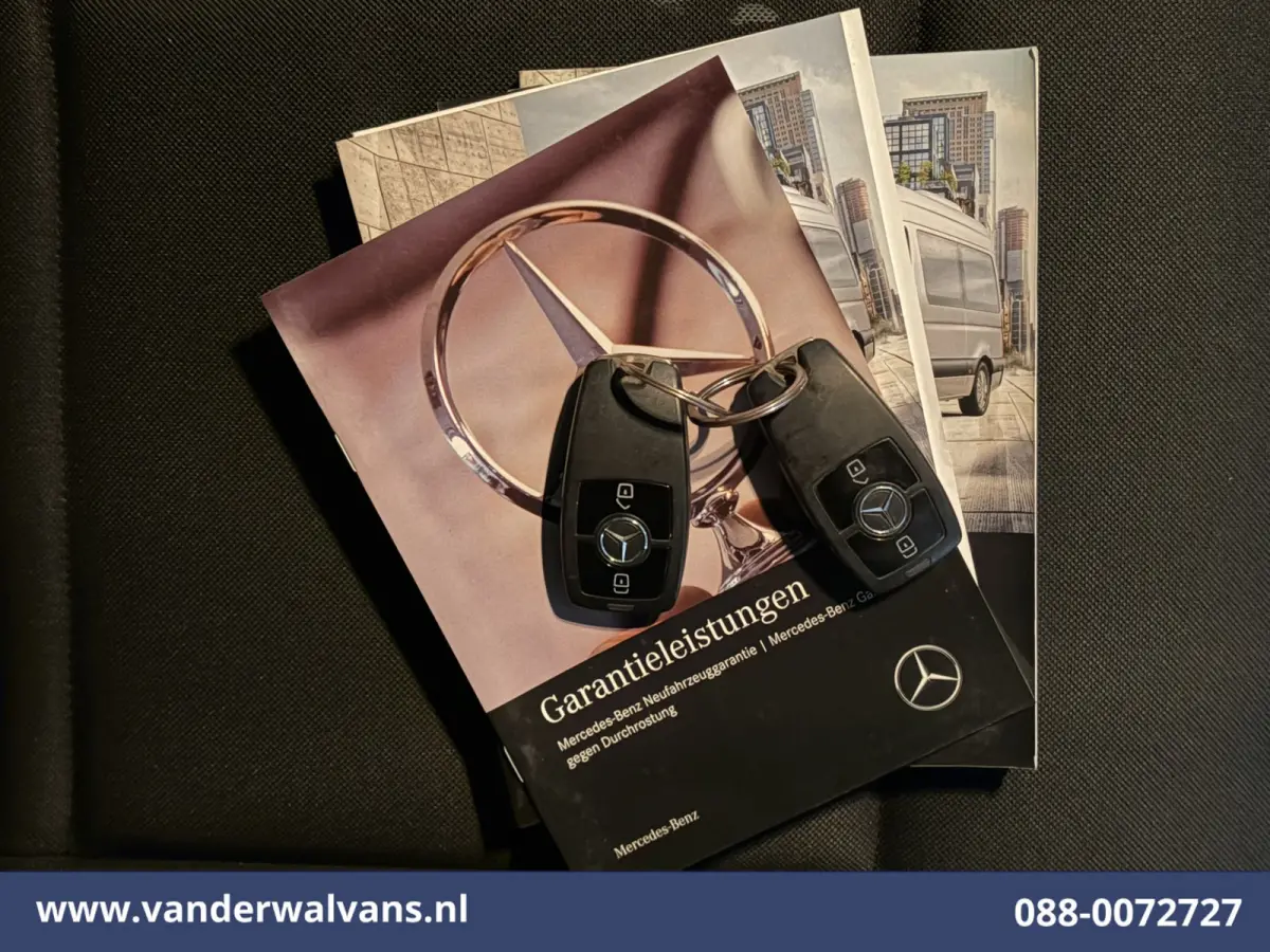 316 CDI 164pk L3H2 Euro6 Airco | Camera | Navigatie | Apple Carplay | Chauffeursstoel Cruisecontrol, Android Auto, Stoelverwarming, 270Graden Achterdeuren, Parkeersensoren, Bijrijdersbank