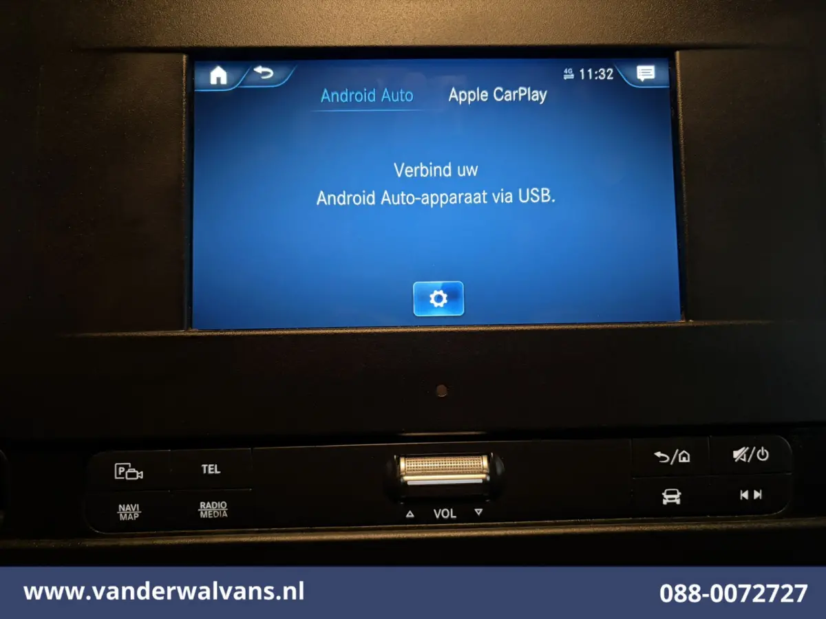 316 CDI 164pk L3H2 Euro6 Airco | Camera | Navigatie | Apple Carplay | Chauffeursstoel Cruisecontrol, Android Auto, Stoelverwarming, 270Graden Achterdeuren, Parkeersensoren, Bijrijdersbank