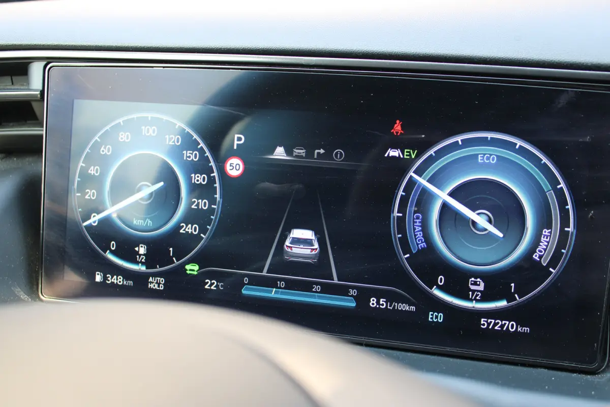 1.6 T-GDI PHEV N Line 4WD 265pk | Cruise control adaptief met Stop&Go | Dodehoekdetectie met correctie | Elektrisch bedienbare achterklep met sensorsturing
