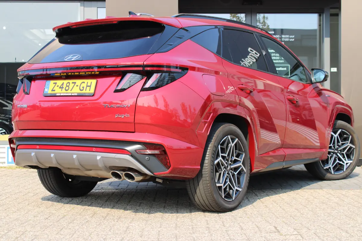 1.6 T-GDI PHEV N Line 4WD 265pk | Cruise control adaptief met Stop&Go | Dodehoekdetectie met correctie | Elektrisch bedienbare achterklep met sensorsturing