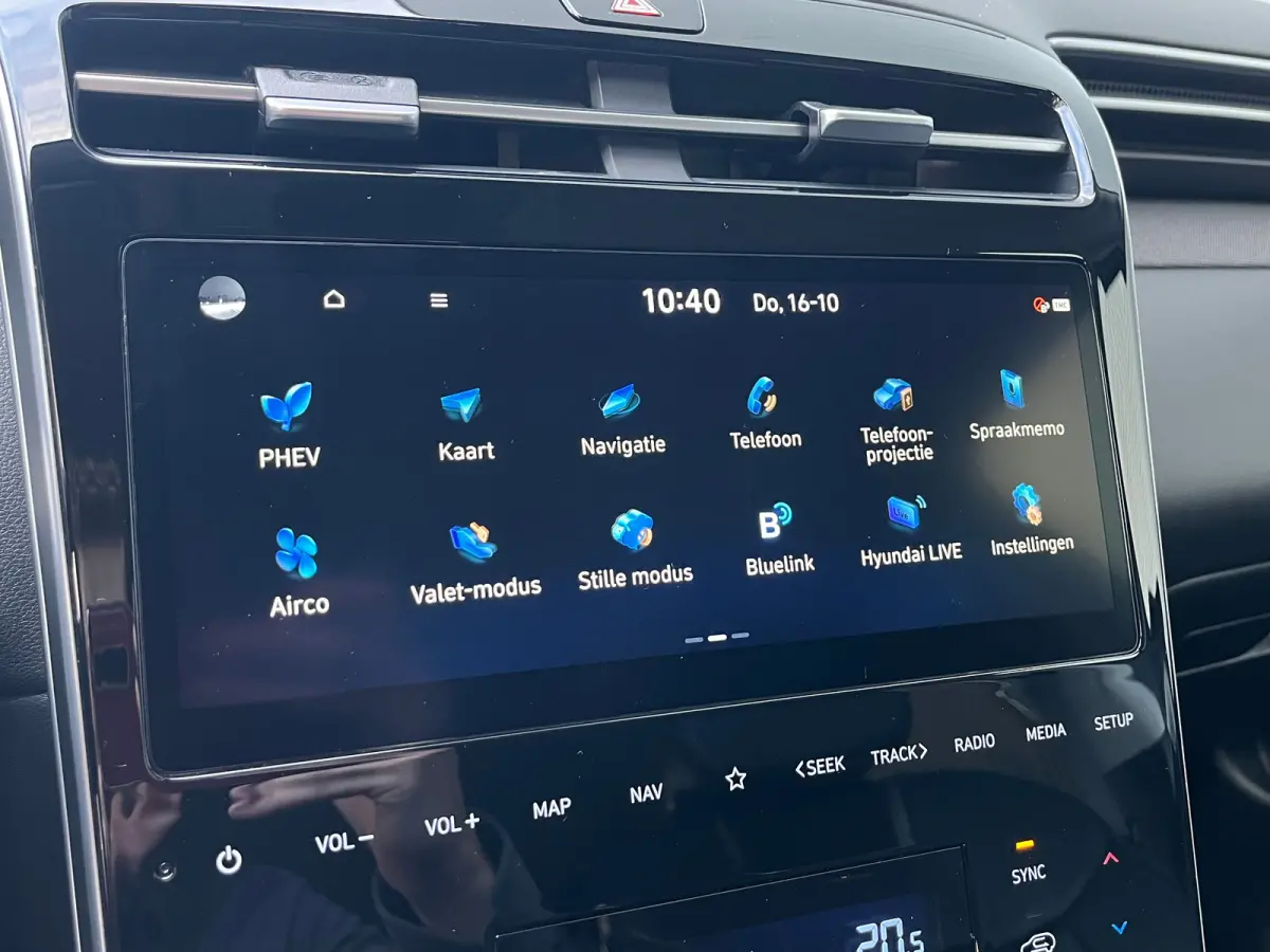 1.6 T-GDI 265pk PHEV Premium 4WD | Leder | Carplay | Climate | Keyless | Navigatie | Elek. Klep | Full - Led | 360 Camera | KRELL Audio | Elek. Stoelen | 19" Lichtmetaal | Winterpakket | Sto