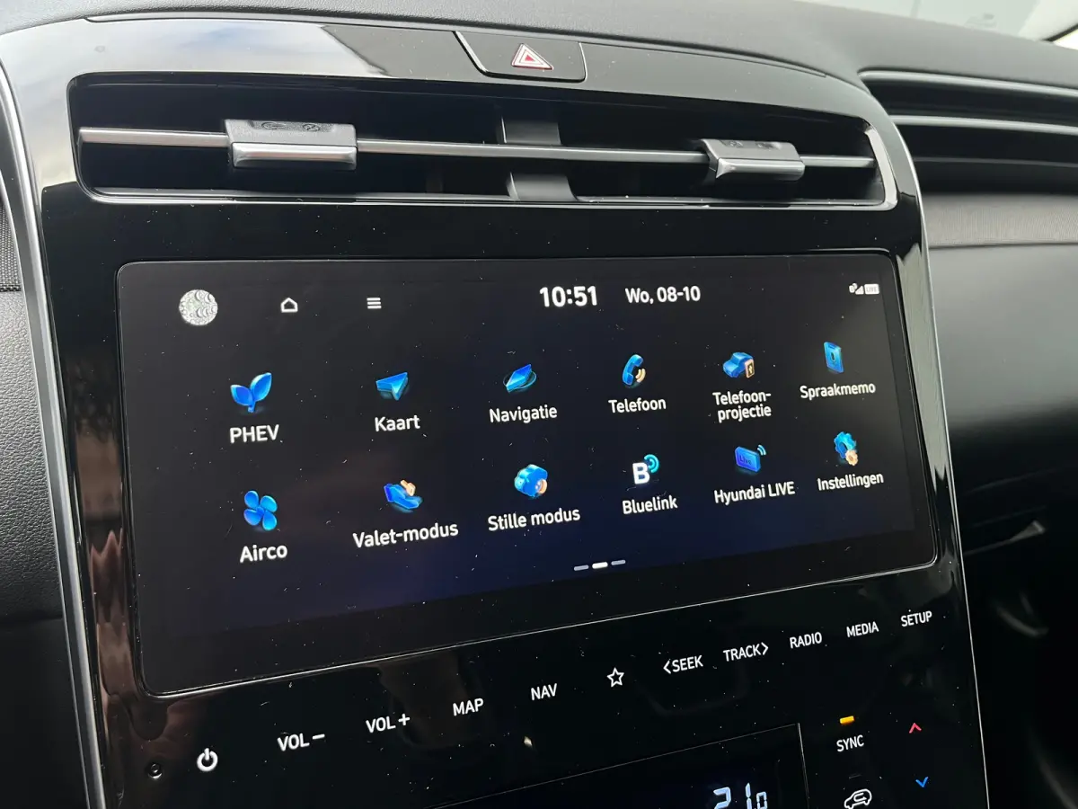 1.6 T-GDI 265pk PHEV Premium 4WD | Leder | Carplay | Climate | Keyless | Navigatie | Elek. Klep | Full - Led | 360 Camera | KRELL Audio | Elek. Stoelen | 19" Lichtmetaal | Winterpakket | Sto