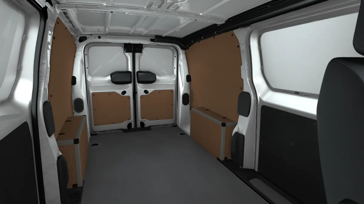 Standaard - Electric L3 | Elektrisch bedienbare en verwarmde buitenspiegels | Geïsoleerde comfort scheidingswand met vaste ruit | Houten afwerking laadruimte