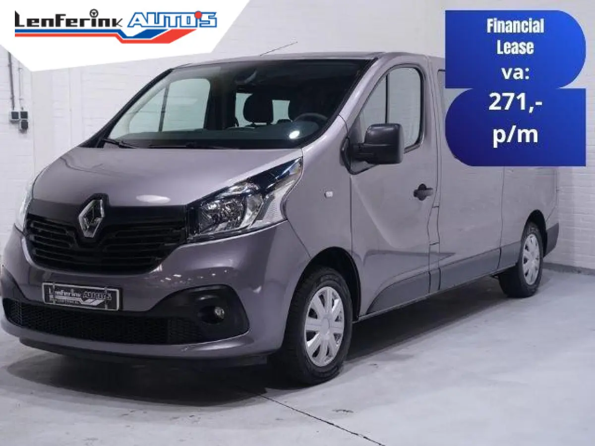 1.6 dCi 125 pk Dubbel Cabine L2 Navi, Trekhaak Airco ECC, Cruise Control, Slechts 117 dkm, 6-Zits