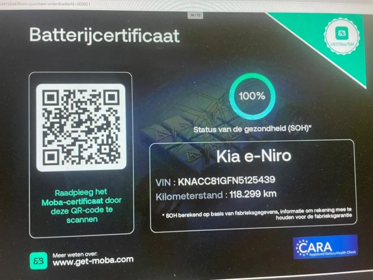Edition 64 kWh - Carplay, Camera, Half Leer, Stoelverw. SOH 100%