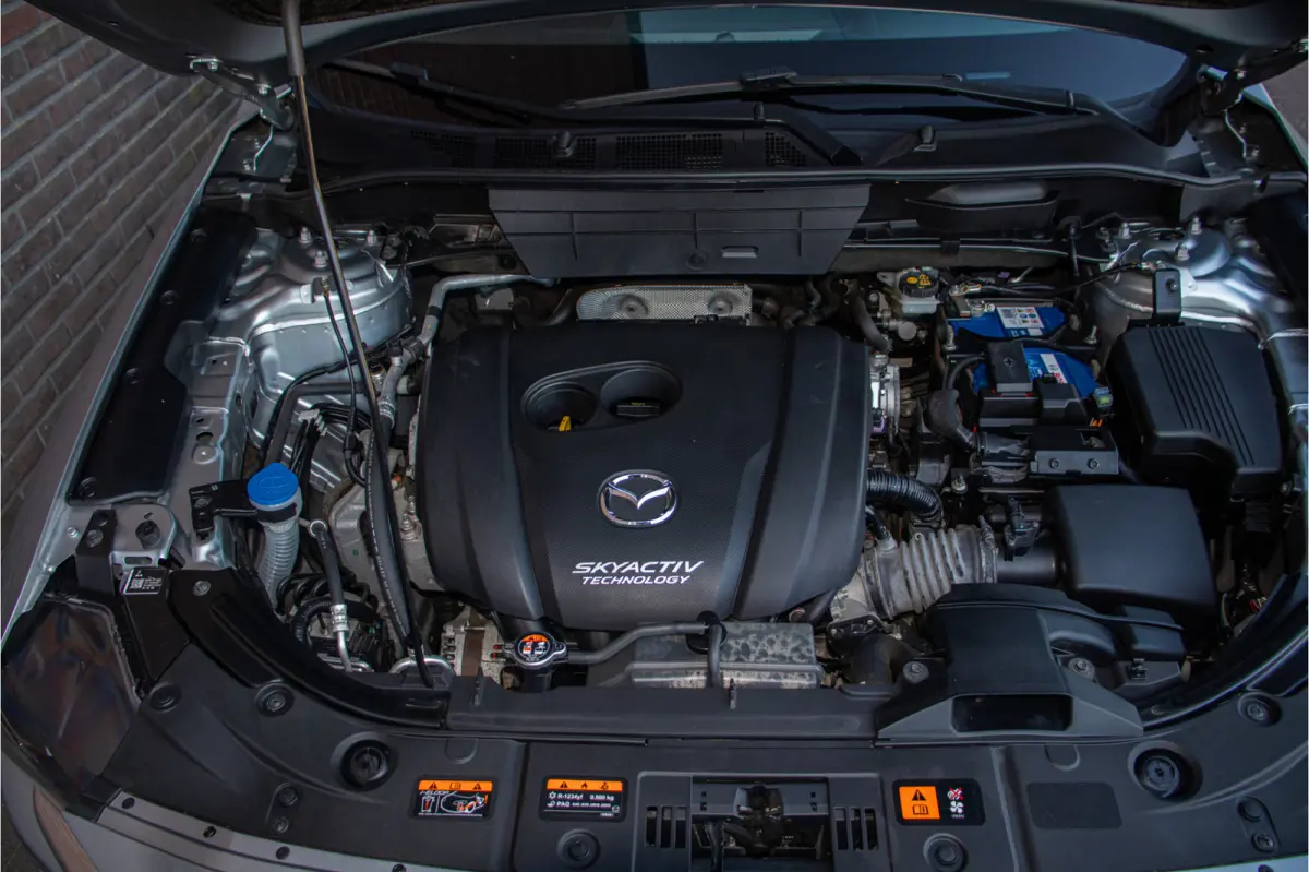 2.5 SkyActiv-G Exclusive-Line 4WD, 360 Camera, Adaptive Cruise, Trekhaak, Leder, Head-up, Memory, Stoel & Stuurverwarming.