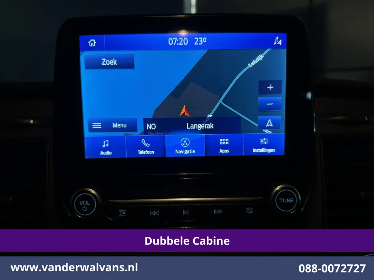 2.0 TDCI 130pk Automaat L2H1 Dubbele cabine Euro6 Airco | 6-Zits | Camera | Navigatie | LED Apple Carplay, Android Auto, Cruisecontrol, Stoelverwarming, Verwarmde voorruit, Trekhaak, Parkeer
