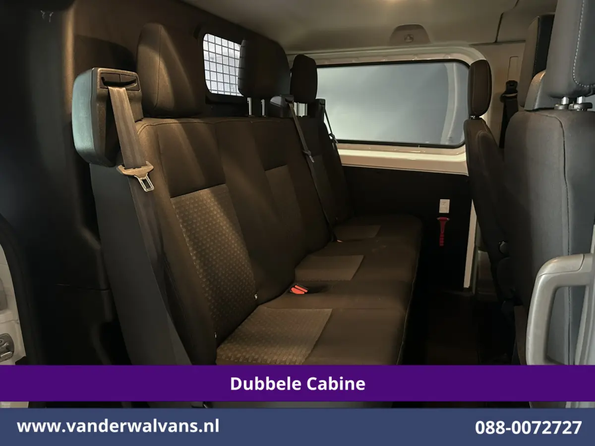 2.0 TDCI 130pk Automaat L2H1 Dubbele cabine Euro6 Airco | 6-Zits | Camera | Navigatie | LED Apple Carplay, Android Auto, Cruisecontrol, Stoelverwarming, Verwarmde voorruit, Trekhaak, Parkeer