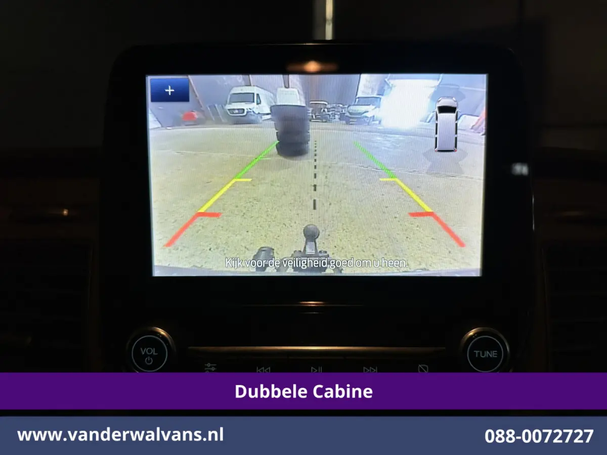2.0 TDCI 130pk Automaat L2H1 Dubbele cabine Euro6 Airco | 6-Zits | Camera | Navigatie | LED Apple Carplay, Android Auto, Cruisecontrol, Stoelverwarming, Verwarmde voorruit, Trekhaak, Parkeer