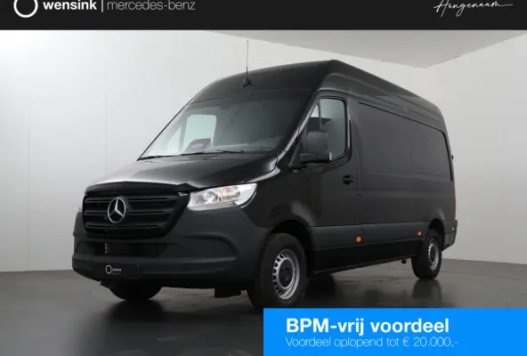 315 CDI | L2 H2 | RWD | Aut. | PRO | BPM VRIJ! | ACHTERUITRIJCAMERA | 3500 KG AHW | DODEHOEKASSISTENT | AIRCO | CRUISE | CARPLAY | ANDROID AUTO | METALLIC | 3-ZITS | MBUX SYSTEEM GROOT