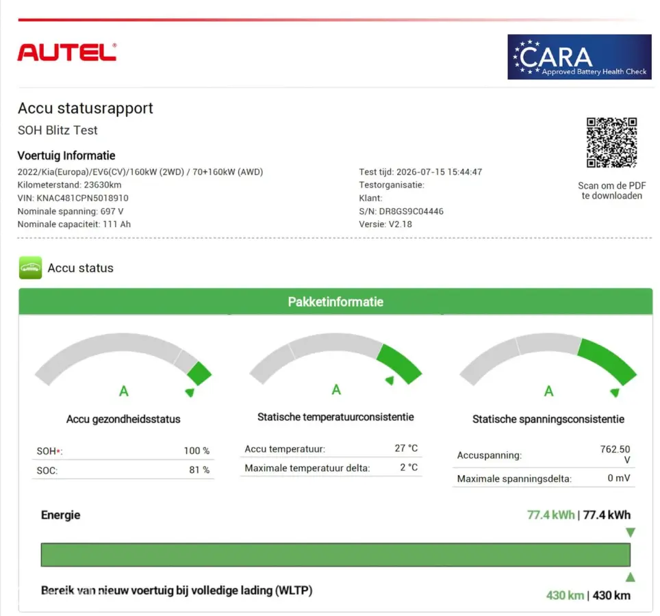 GT-Line AWD 77.4 kWh SOH 100%