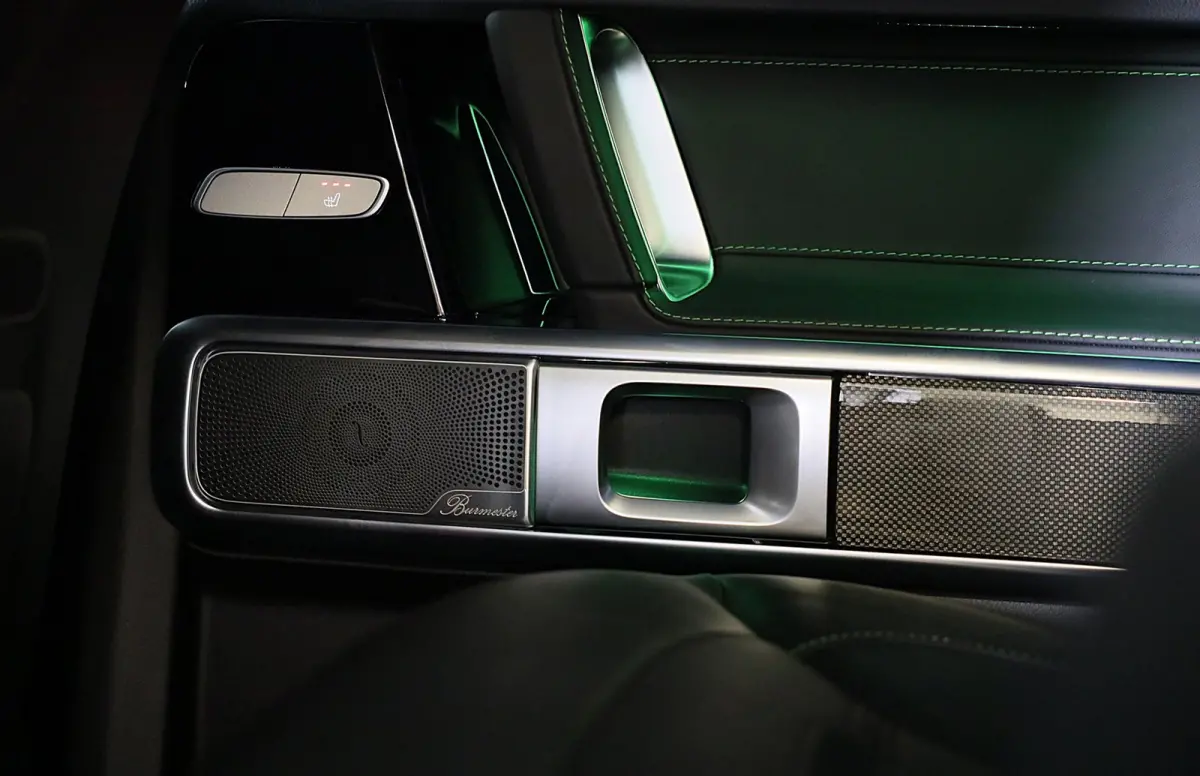 63 Manufaktur / Olijf Groen / Carbon / Massage / Memory / 360 Camera / Lane Assist / BURMESTER / Open Dak