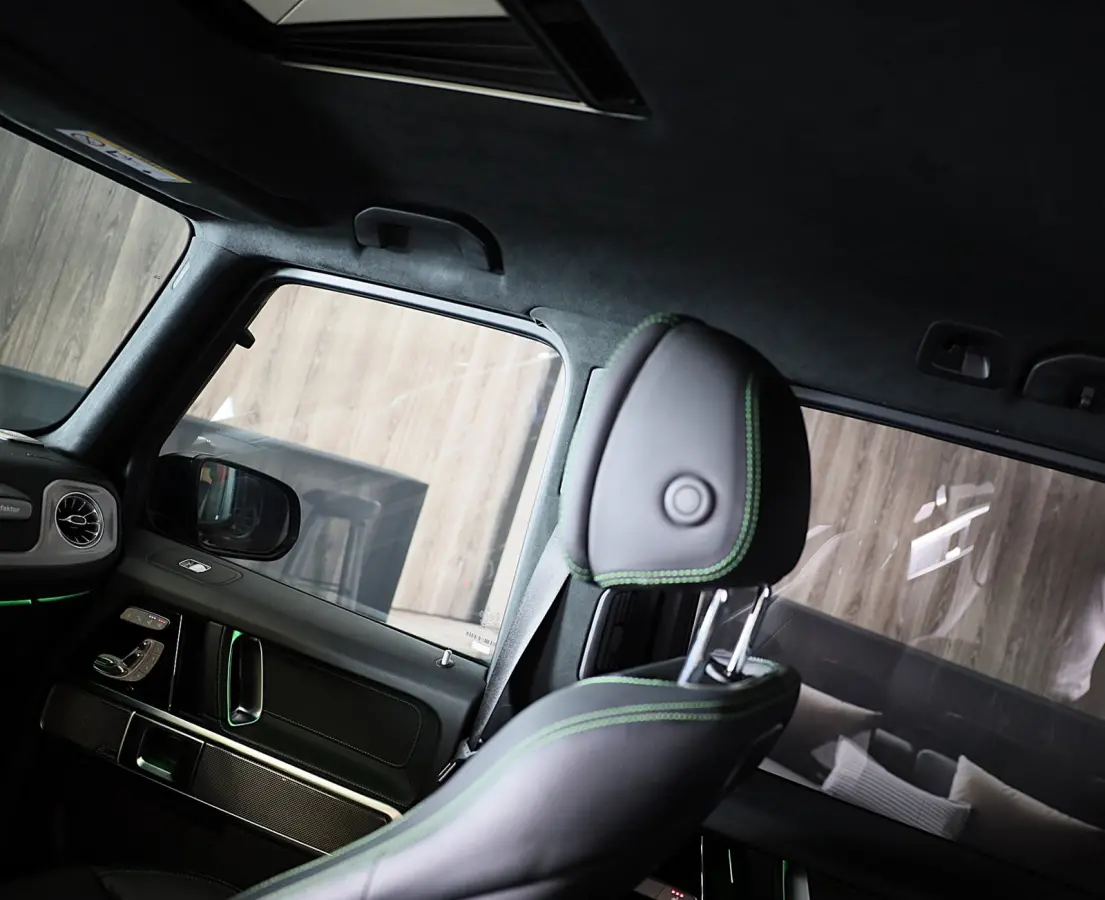 63 Manufaktur / Olijf Groen / Carbon / Massage / Memory / 360 Camera / Lane Assist / BURMESTER / Open Dak