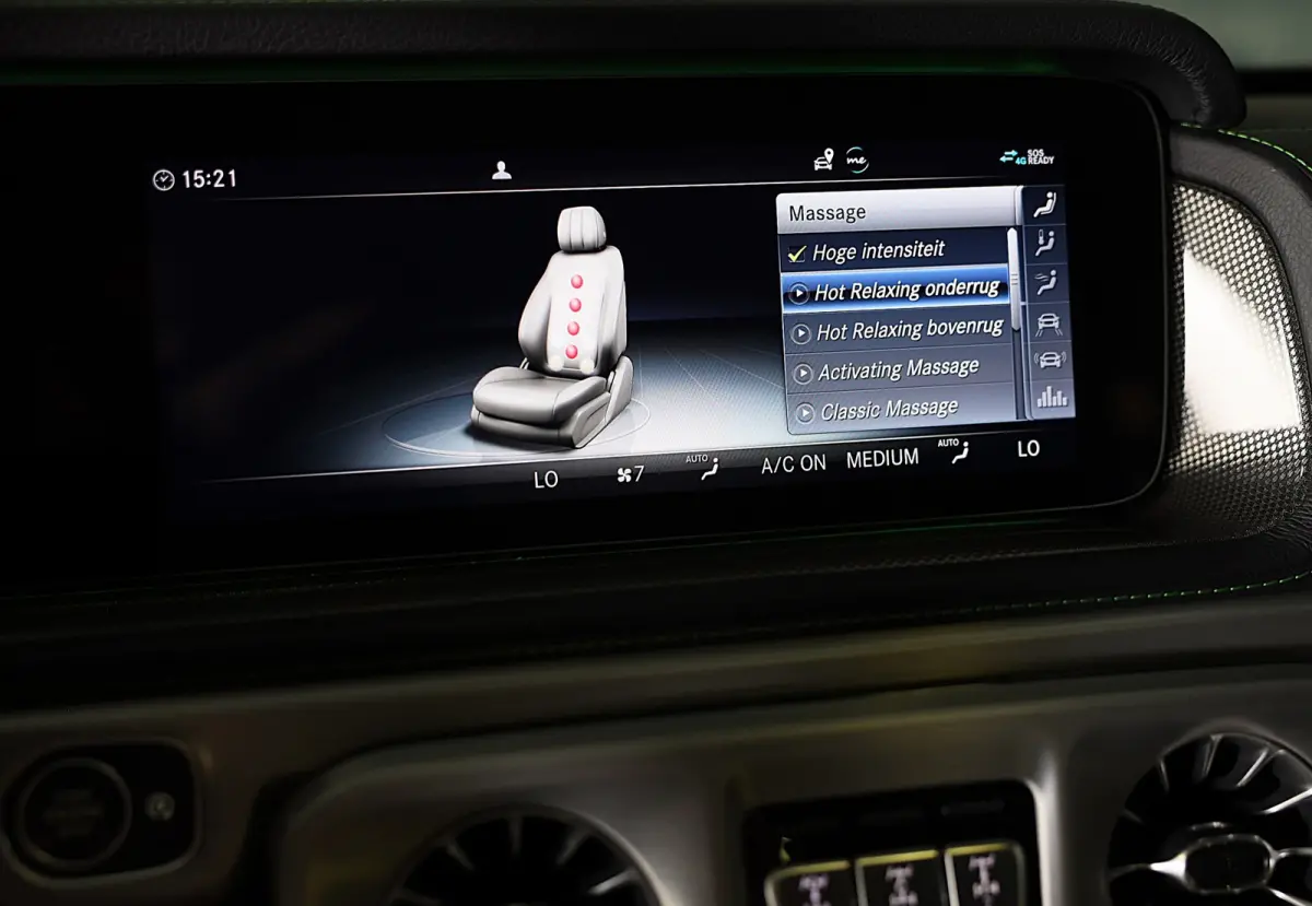 63 Manufaktur / Olijf Groen / Carbon / Massage / Memory / 360 Camera / Lane Assist / BURMESTER / Open Dak