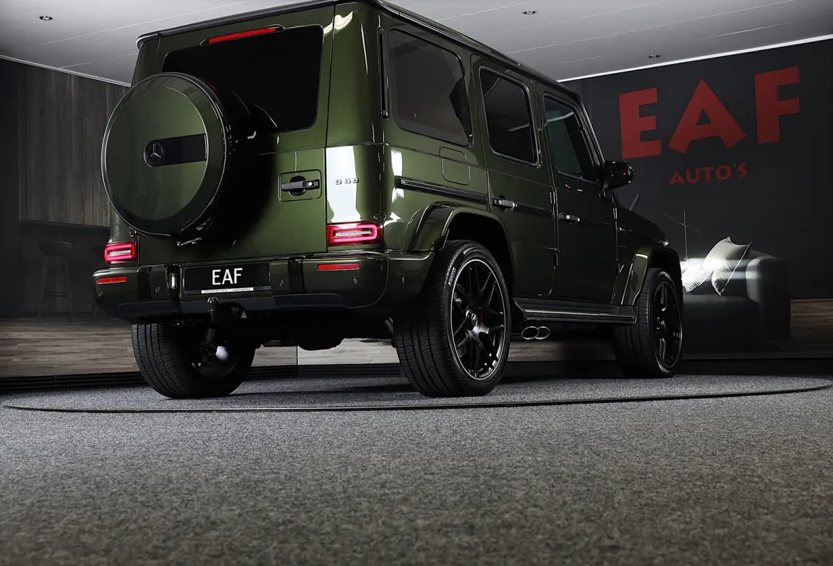 63 Manufaktur / Olijf Groen / Carbon / Massage / Memory / 360 Camera / Lane Assist / BURMESTER / Open Dak