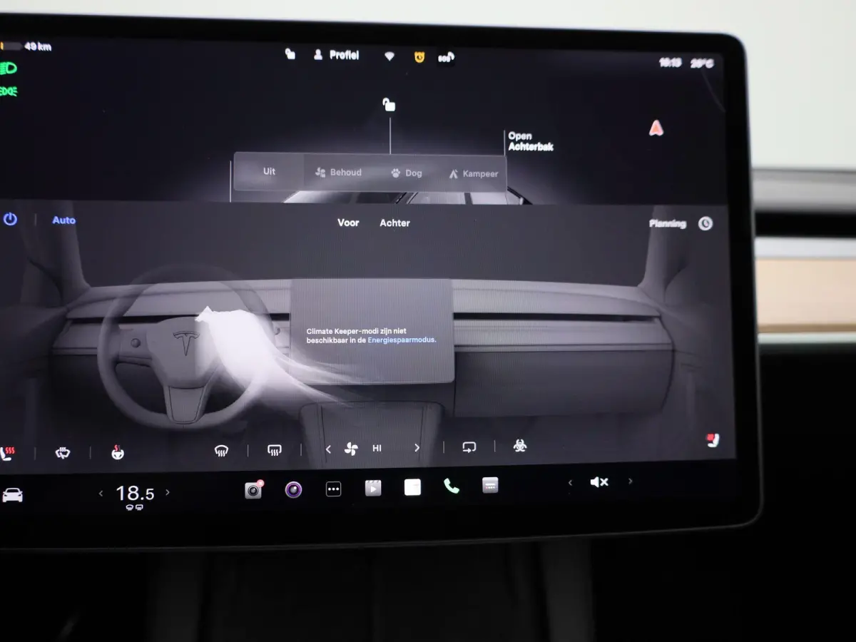 Long Range AWD 75 kWh | PANODAK | AFNEEMBARE TREKHAAK | STOEL-STUURWIELVERWARMING | LEER | CAMERA