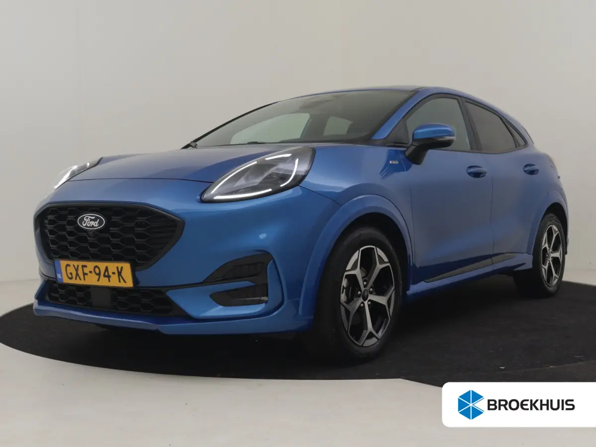 1.0 EcoBoost ST-Line 125PK AUTO | Achteruitrijcamera | Navigatie | Cruise control | Stoel/stuurverwarming | voorruit verwarming | DAB | LED | App Connect | 17"LMV