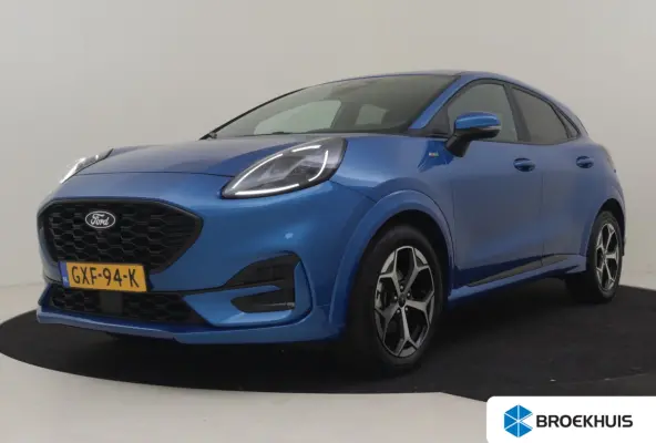 1.0 EcoBoost ST-Line 125PK AUTO | Achteruitrijcamera | Navigatie | Cruise control | Stoel/stuurverwarming | voorruit verwarming | DAB | LED | App Connect | 17"LMV
