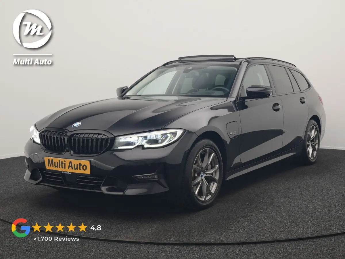 330e Sportline PHEV 293pk Dealer O.H. | Panodak | Adaptive Cruise | Head Up | Laser LED | 360 Camera | Lederen Sportstoelen Memory & Verwarmd | Stuur Verwarmd | Sfeerverlichting | Keyless | 