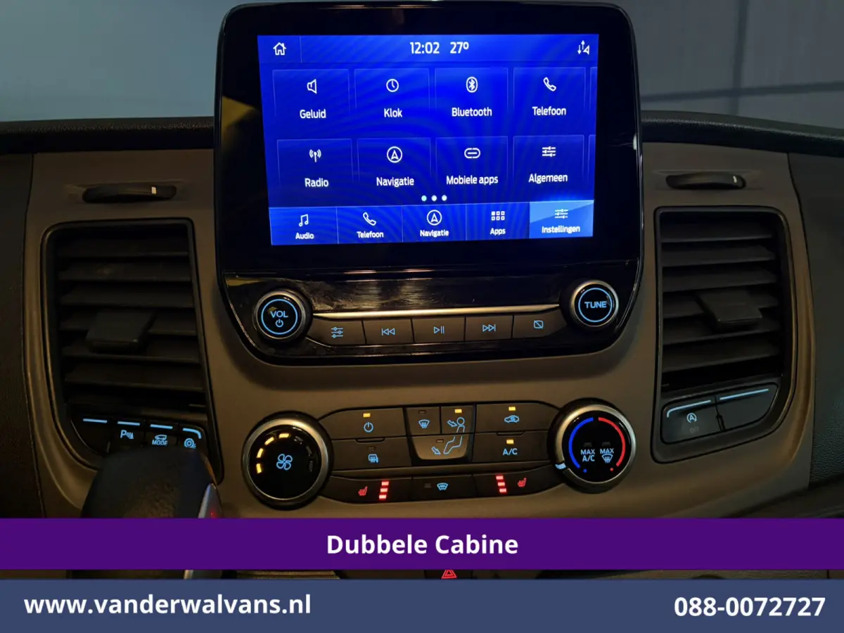 2.0 TDCI 131pk Automaat L2H1 Dubbele Cabine Euro6 Airco | Xenon | 6-Zits | Camera | Apple Carplay | Adaptieve Cruisecontrol LED, Android Auto, Trekhaak, Stoelverwarming, Verwarmde voorruit, 