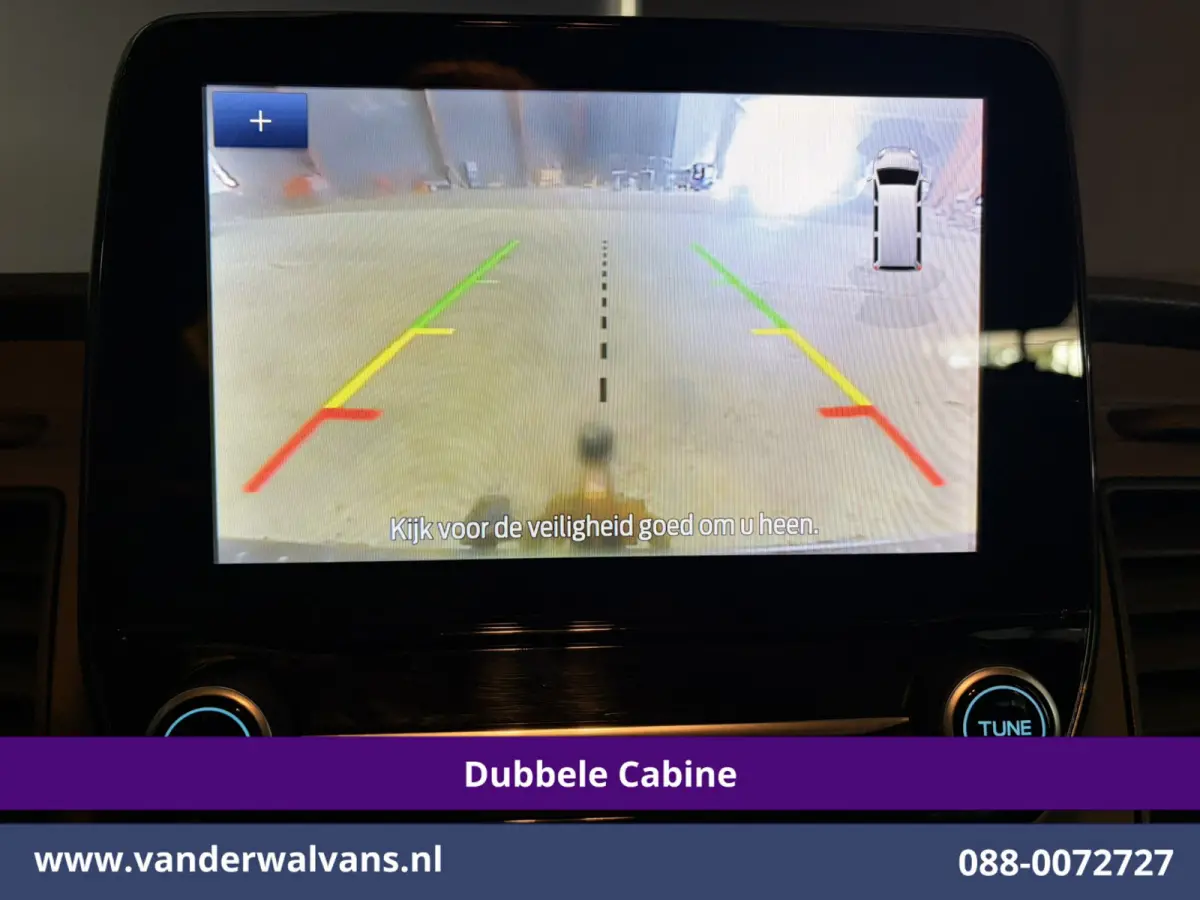 2.0 TDCI 131pk Automaat L2H1 Dubbele Cabine Euro6 Airco | Xenon | 6-Zits | Camera | Apple Carplay | Adaptieve Cruisecontrol LED, Android Auto, Trekhaak, Stoelverwarming, Verwarmde voorruit, 