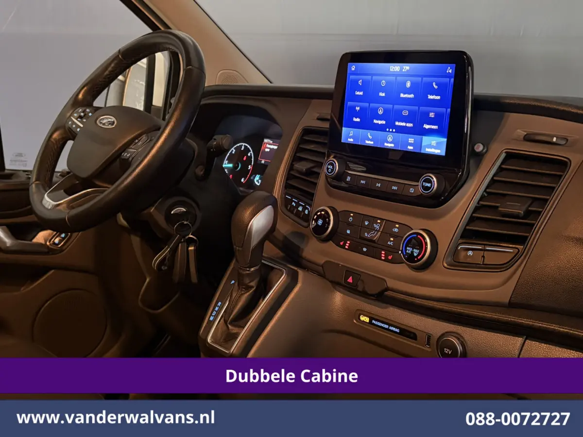 2.0 TDCI 131pk Automaat L2H1 Dubbele Cabine Euro6 Airco | Xenon | 6-Zits | Camera | Apple Carplay | Adaptieve Cruisecontrol LED, Android Auto, Trekhaak, Stoelverwarming, Verwarmde voorruit, 